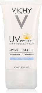 Vichy Sunscreen - SPF 50 PA++++ UV Protect SPF50 Anti-Shine Cream 40ML