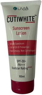 CUTIWHITE Sunscreen - SPF 30+ PA+++ Sunscreen Lotion – SPF 30+ PA+++ | 100ml