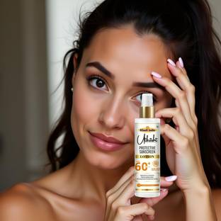 Utkrisht Sunscreen - SPF 60+ PA+++ Khadi SPF 60 Lotion for Skin Revitalization and Daily Defense