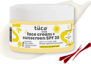 TuCo Sunscreen PA++++ Intelligent Kids Saffron FaceCream & Sunscreen SPF30PA++ to protect & hydrate