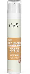 Blushkar Sunscreen - SPF 50+ PA++++ Tinted Hybrid Sunscreen SPF 50+ | 100% Mineral Sunscreen with Zinc Oxide