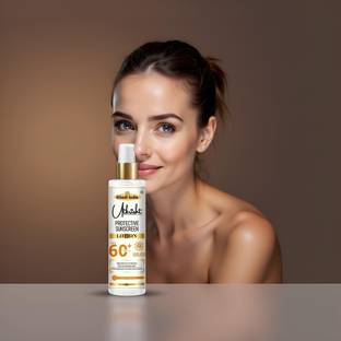 Utkrisht Sunscreen - SPF 60+ PA+++ Khadi Broad Spectrum SPF 60 Lotion for Instant Skin Brightness