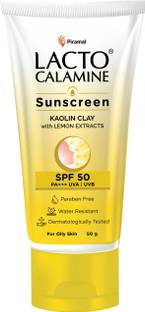 Lacto Calamine Sunscreen - SPF 50 PA+++ Sunshield Matte Look Paraben & Sulphate free