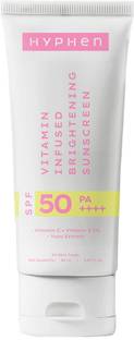 HYPHEN Sunscreen - SPF 50 PA ++++ PA++++ Vitamin Infused Brightening Sunscreen SPF 50 PA++++