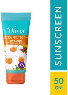 Olivia Sunscreen - SPF 50 UVA, UVB Protection, Ultra Protect ++