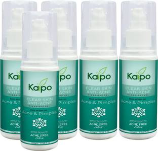 KAIPO Sunscreen - SPF 20 PA+ Ultra Clear Skin Anti Acne Over Night Gel for Pimple (Pack Of 5)