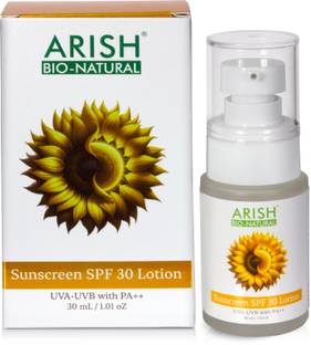 ARISH BIO-NATURAL Sunscreen - SPF 30 Sunscreen spf30 lotion
