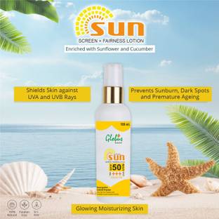 Globus Remedies Sunscreen - SPF 50 PA+++ Sunscreen Lotion With Fairness