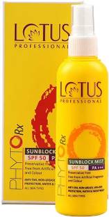 Lotus Professional Sunscreen - SPF 50 PA+++ Phytorx Sunblock Mist SPF50_100ml