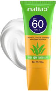 maliao Sunscreen - SPF 60 PA+++ Aloe Vera Sunscreen SPF 60 PA+++ - Ultimate Sun Protection for Your Skin