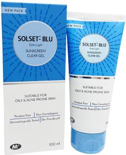SOLSET Sunscreen - SPF 50 XTRA LIGHT SUNSCREEN GEL