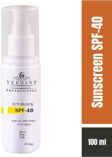 Verdant Natural Care Sunscreen - SPF 50 PA+++ Sunblock Sunscreen Lotion