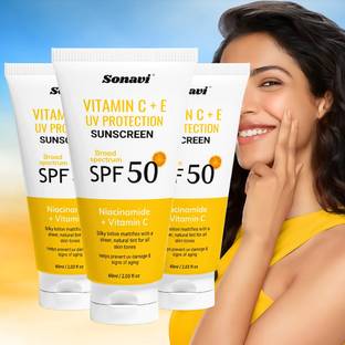 Sonavi Sunscreen - SPF 50 PA+++ Sunscreen Cream-Lightening sunscreen cream-Lotion for Sun Protection-Sunscreen