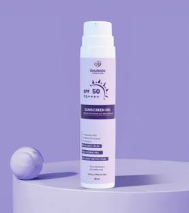 Soulexia Sunscreen - SPF 50 PA++++ UVA-UVB Protection | Suncreem for Oily & Dry Skin | Perfect for Men and Women