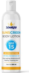 SENAROO Sunscreen - SPF 50 SPF15+ Skin Lighten Brightening Whitening Sun screen Lotion On Body Lotion Cream