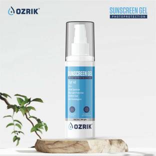 ozrik Sunscreen - SPF 50 PA+++ Premium Sunscreen Gel Photoprotection
