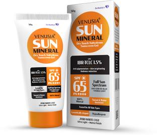 venusia Sunscreen - SPF 65 PA++++ Mineral sunscreen||Full spectrum protection I UVA, UVB, Rays