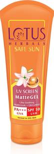LOTUS HERBALS Sunscreen - SPF 50 PA+++ Safe Sun Invisible Matte Gel Sunscreen SPF 50 PA+++ , For Men & Women,