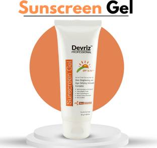 DEVRIZ PROFESSIONAL Sunscreen - SPF 50 PA+++ Devriz Acne Free Sunscreen Gel |SPF 50| For UVA & Blue Light Protection