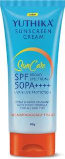 Yuthika Sunscreen - SPF 50 PA+++ with UVA & UVB Protection Sunscreen Cream for Women and Men (Pack OF 1)