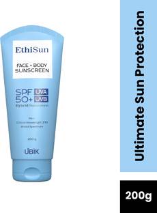 ETHISUN Sunscreen - SPF 50+ PA++ with SPF 50+ offers protection agains both UVA and UVB
