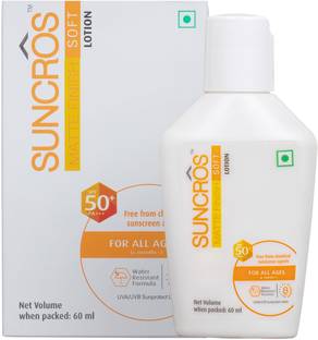 Suncros Sunscreen - SPF 50+ PA+++ Sunpharma Matte Finish Lotion, SPF 50+ & PA+++, 8-Hr UV Protection