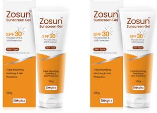 Zosun Sunscreen - SPF 50 Sunscreen Gel 100GM (Pack Of 2)