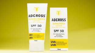Adcross Sunscreen - SPF 50 PA+++ Sun Protection | Sunscream Lotion with Dead Sea Minerals for Everyday Use