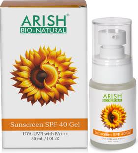 ARISH BIO-NATURAL Sunscreen - SPF 50 PA+++ Sunscreen SPF 40 gel
