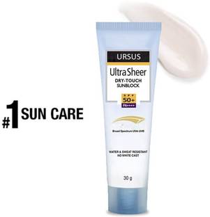 gyk Sunscreen - SPF 50+ PA+++ ULTRA SHEER DRY TOUCH SUNSCREEN SPF50 PA+++, 30G