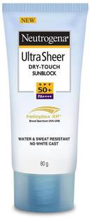 NEUTROGENA Sunscreen - SPF 50+ PA++++ Ultra Sheer Dry-Touch Sunblock| Water and sweat resistant| No white cast