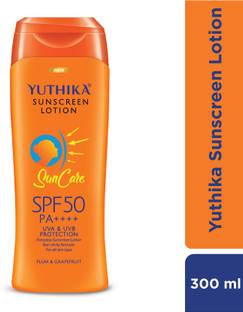 Yuthika Sunscreen - SPF 50 PA++++ Plum & Grapefruit UVA & UVB Protection Non Sticky For Women & Men All Skin Type