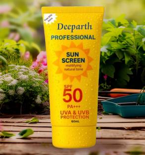 Deeparth Sunscreen - SPF 50 PA+++ Multi-Layer UV Shield SPF 50 PA++++ with Hyaluronic Glow (DP145ZA143