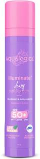 Aqualogica Sunscreen - SPF 50+ PA++++ Illuminate+ Dewy with Wild Berries & Alpha Arbutin | Fragrance-Free