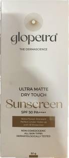 glopetra Sunscreen - SPF 50 PA++++ ULTRA MATTE DRY TOUCH SUNSCREEN SPF 50 PA++++