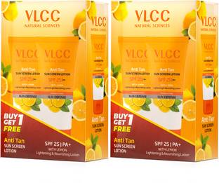 VLCC Sunscreen - SPF 50 PA+ Anti Tan Sun Screen Lotion - Buy One Get One (Pack of 2)