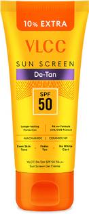 VLCC Sunscreen - SPF 50 PA+++ De-Tan Sunscreen Gel Cream - For Sun Protection