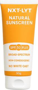 Nxtlyt Sunscreen - SPF 50+ PA+++ NXT-LYT Natural Sunscreen,Hydrating Formula with Niacinamide and Hyaluronic Acid