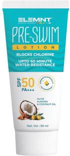 Elemnt Sports Science Sunscreen - SPF 30 Pre Swim Body Lotion - Before Swimming Lotion - Protects Swimmers from Chlorine