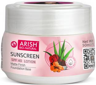ARISH BIO-NATURAL Sunscreen - SPF 40 Sunscreen spf40 lotion