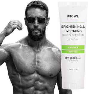 PROWL Sunscreen - SPF 50 PA++++ By Tiger Shroff SPF50 + PA++++ Sunscreen Niacinamide for Brightening | All Skin