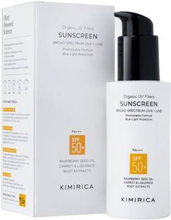 KIMIRICA Everyday Vegan Sunscreen Lotion with Carrot Extract-Broad Spectrum Spf 50 Pa+++