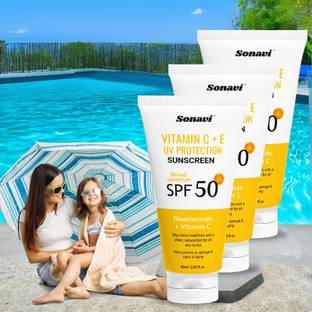 Sonavi Sunscreen - SPF 50 PA++ Lightweight & Oil Free Sunscreen Lotion
