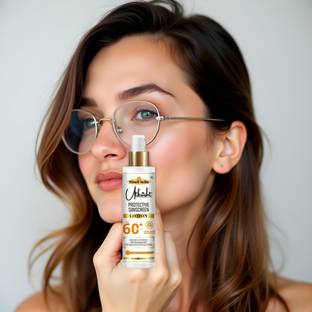 Utkrisht Sunscreen - SPF 60+ PA+++ Khadi Herbal SPF 60 Lotion with Refreshing Skin Texture