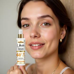 Utkrisht Sunscreen - SPF 60+ PA+++ Khadi Sun Care Lotion SPF 60 for Complete Skin Defense