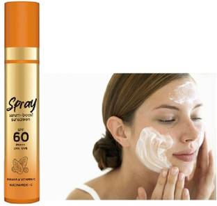 FLORERO Sunscreen - SPF 60 PA+++ Hydrating & 8-Hour Long-Lasting sunscreen