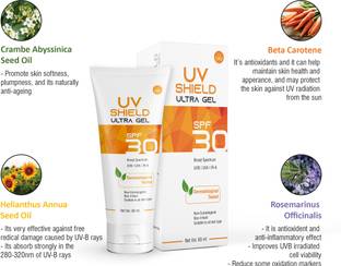 DEXTRON Sunscreen - SPF 50 Uv shield Ultra Gel For Broad Spectrum
