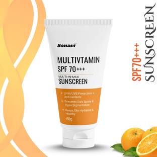 Sonavi Sunscreen - SPF 50 Multivitamin Sunscreen | Vitamin C + E Sunscreen SPF 70+++
