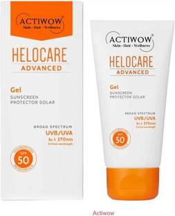 Actiwow Sunscreen - SPF 50 Helocare SPF 50 Sunscreen with Multilayer UV Protection