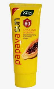XQM Sunscreen - SPF 50 PA++ Papaya spf 60 dry touch sunscreen